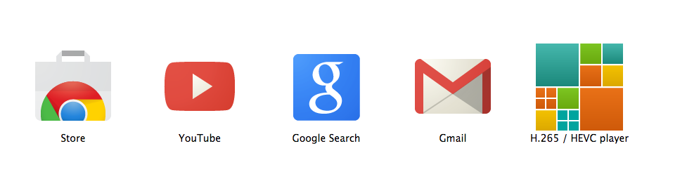 HEVC/H.265 app for Google Chrome